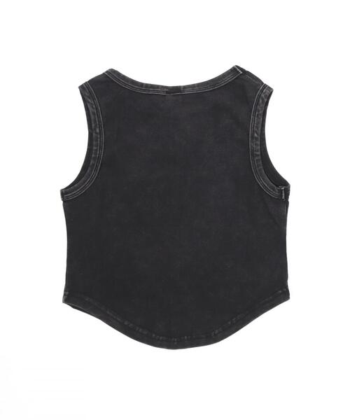 dispark(ディスパーク)の「DISPARK/ヴィンテージライクロゴ刺繍タンク(タンクトップ・レディース・ブラック/ホワイト・FREE)」の18枚目の写真