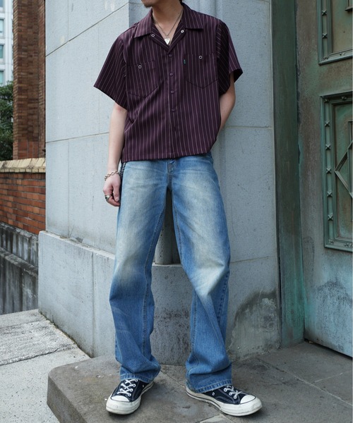 Noen（ノエン）の「オープンカラーワークシャツ（シャツ/ブラウス・メンズ・ブラック系その他/ブラウン系その他/ブルー系その他・MEDIUM/LARGE）」の19枚目の写真