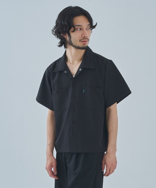 Noen(ノエン)の「オープンカラーワークシャツ(シャツ/ブラウス・メンズ・ブラック系その他/ブラウン系その他/ブルー系その他/ダークオレンジ/ブラック/ホワイト・MEDIUM/LARGE/X-LARGE)」の20枚目の写真