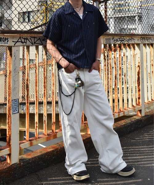 Noen（ノエン）の「オープンカラーワークシャツ（シャツ/ブラウス・メンズ・ブラック系その他/ブラウン系その他/ブルー系その他・MEDIUM/LARGE）」の7枚目の写真