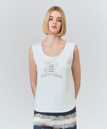 GRACE CLASS | ビジューモチーフノースリーブ(タンクトップ)