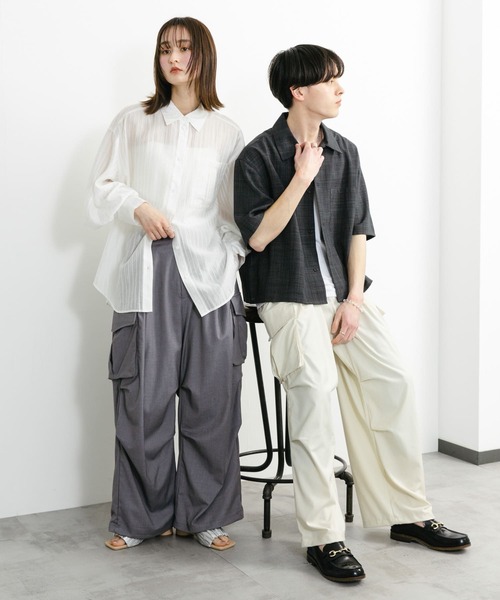 大分三好ヴァイセアドラー ゲームパンツ セール】『ユニセックス』ワイドカーゴパンツ（カーゴパンツ
