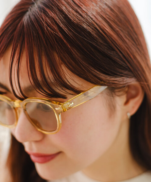 Kastane（カスタネ）の「【UVカット率99%/全顔タイプ対応】ウェリントンサングラス（サングラス・レディース・ブラック/ブロンズ/ベージュ・FREE）」の9枚目の写真
