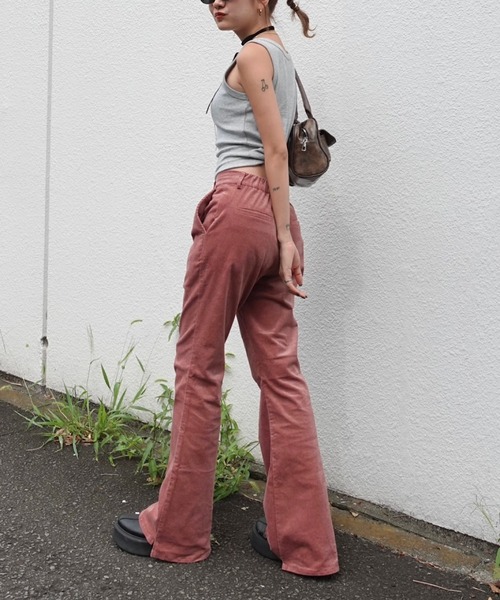 TEEN BOOP(ティーンブープ)の「コーデュロイフレアPT(その他パンツ・レディース・ネイビー/ピンク・FREE)」の1枚目の写真