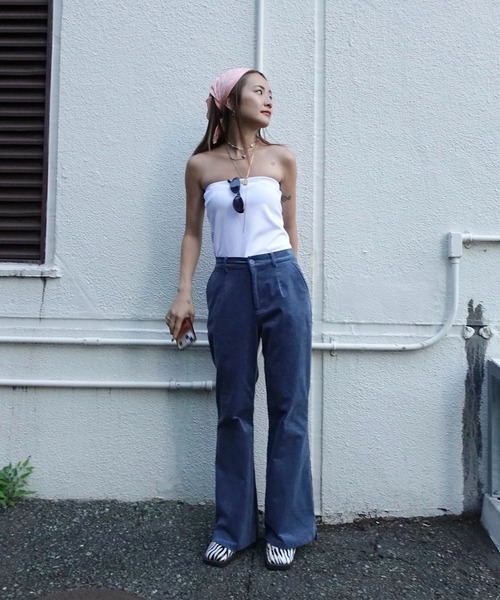 TEEN BOOP(ティーンブープ)の「コーデュロイフレアPT(その他パンツ・レディース・ネイビー/ピンク・FREE)」の10枚目の写真