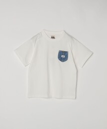 Lee: デニム パッチポケット デザイン Tシャツ <KIDS>