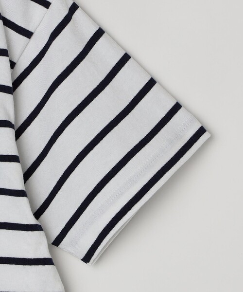 Lee（リー）の「Lee: デニム パッチポケット デザイン Tシャツ <KIDS>（Tシャツ/カットソー・キッズ・ホワイト/ネイビー・130/150/110）」の5枚目の写真