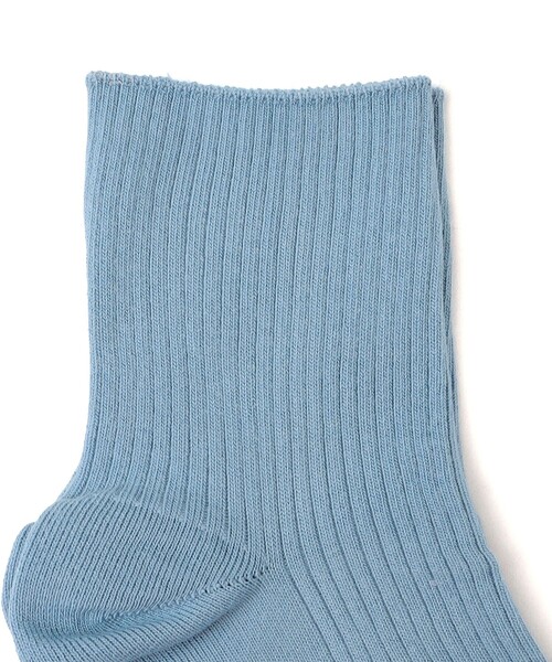 SHIPS（シップス）の「BLEUFORET:リブ アンクル ソックス（ソックス/靴下・レディース・ネイビー/ライトホワイト/ライトブルー・ONE SIZE）」の4枚目の写真