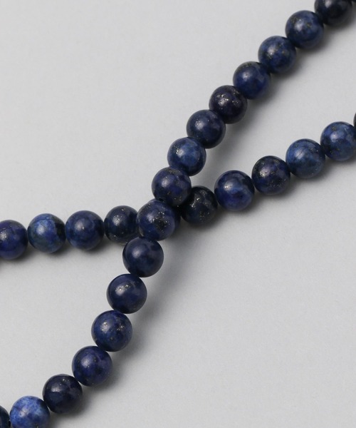 A part by(アパートバイ)の「ストーンビーズネックレス(ネックレス・レディース・グリーン/ブルー/ライトイエロー・FREE)」の7枚目の写真