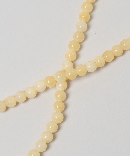 A part by(アパートバイ)の「ストーンビーズネックレス(ネックレス・レディース・グリーン/ブルー/ライトイエロー・FREE)」の15枚目の写真