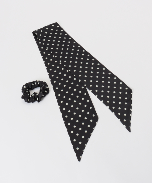 セール】THROW/スロー Scrunchie scarf スカーフ TH251-S09P