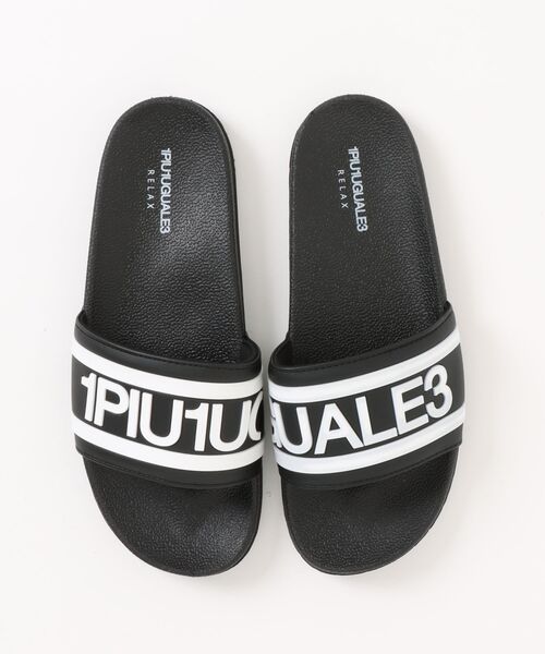 1piu1uguale3 RELAX(ウノピュウノウグァーレトレリラックス)の「【1PIU1UGUALE3 RELAX/ウノピゥウノウグァーレトレ リラックス】ラインロゴサンダル(サンダル・メンズ・ホワイト/ブラック・M/L)」の5枚目の写真