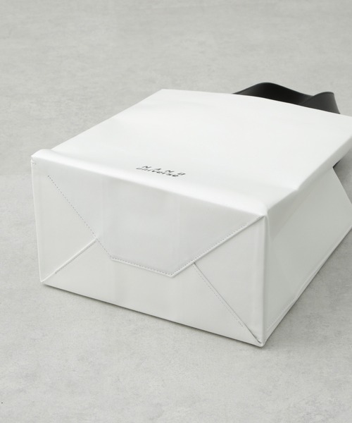 UNKNOWN PRODUCTS 別注Leather Paper Bag S 白 UNKNOWN PRODUCTS/別注