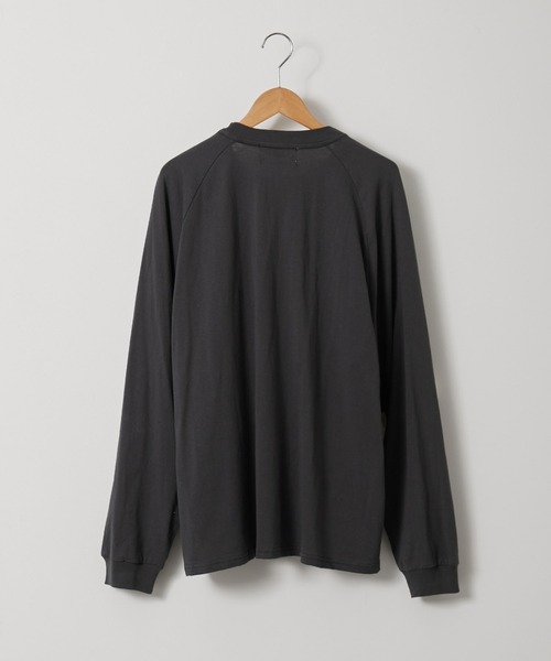 BARK MANHATTAN（バークマンハッタン）の「ヴィンテージライクロックデザイン オーバーサイズラグラン長袖Tシャツ（Tシャツ/カットソー・レディース・チャコール/グレー系2/グレー系3/アッシュグレー・M/L）」の12枚目の写真