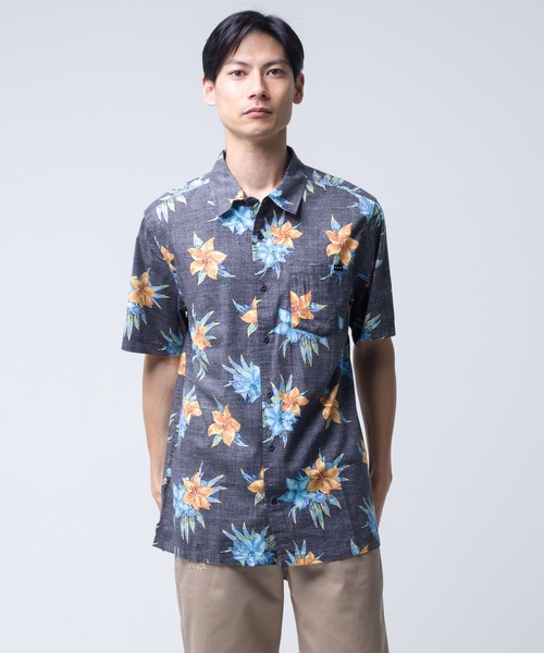 Hurley (ハーレー)の「【Hurley/ハーレー】半袖柄シャツ M RINCON SS おしゃれなギフトに最適!(シャツ/ブラウス・メンズ・ブルー/グレー系その他/ライトブルー/ブラック/イエロー系その他・LARGE/X-LARGE/MEDIUM/SMALL)」の2枚目の写真