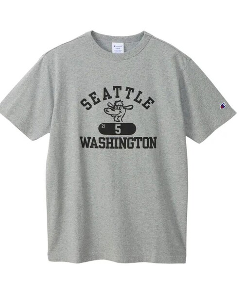 Champion/チャンピオン】SEATTLE PRINT TEE ショートスリーブTシャツ