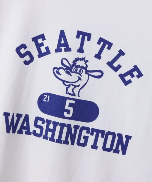 Champion(チャンピオン)の「【Champion/チャンピオン】SEATTLE PRINT TEE ショートスリーブTシャツ(Tシャツ/カットソー・メンズ・オフホワイト/グレー/ネイビー・M/L)」の9枚目の写真