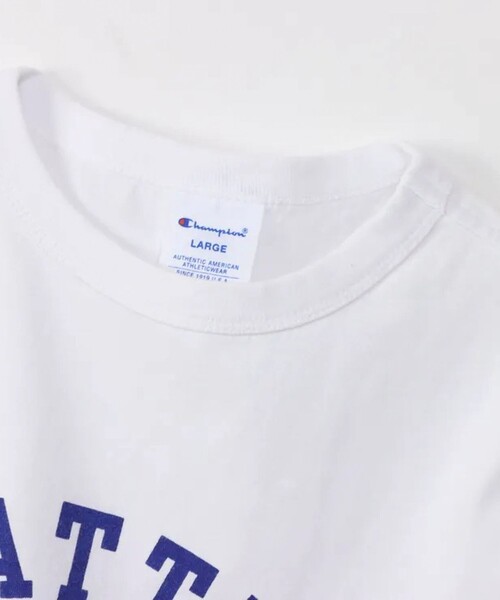 Champion(チャンピオン)の「【Champion/チャンピオン】SEATTLE PRINT TEE ショートスリーブTシャツ(Tシャツ/カットソー・メンズ・オフホワイト/グレー/ネイビー・M/L)」の7枚目の写真
