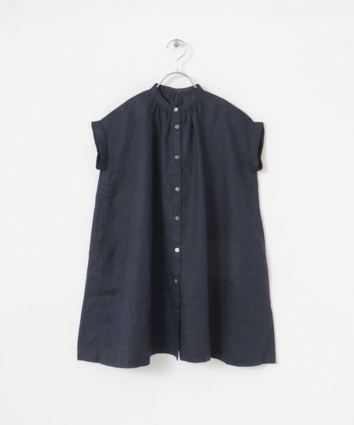 URBAN RESEARCH DOORS（アーバンリサーチドアーズ）の「『親子リンク』リネンギャザーワンピース(KIDS)（ワンピース・キッズ・ネイビー/ピンク・135/120/105）」の22枚目の写真