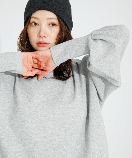 URBAN RESEARCH Sonny Label（アーバンリサーチサニーレーベル）の「ラメ裏毛パフスリーブプルオーバー（スウェット・レディース・ネイビー/オフホワイト/グレー・FREE）」の20枚目の写真