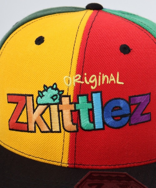 7Union（セブンユニオン）の「7UNION Zkittlez レインボー ネオン刺繍6パネルキャップ（キャップ・メンズ・ブラック/ラスタ・FREE）」の5枚目の写真