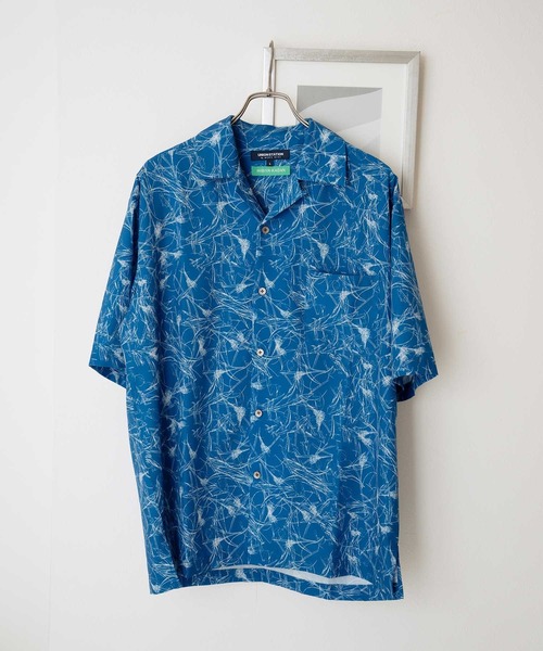UNION STATION(ユニオンステーション)の「UNION STATION by MEN'S BIGI×HIBIYA-KADAN コラボシャツ(シャツ/ブラウス・メンズ・ブルー/ブラック/サックスブルー/グリーン・M/L/LL)」の4枚目の写真