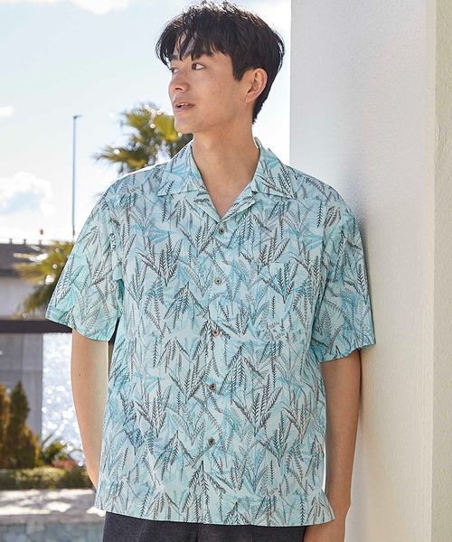 UNION STATION(ユニオンステーション)の「UNION STATION by MEN'S BIGI×HIBIYA-KADAN コラボシャツ(シャツ/ブラウス・メンズ・ブルー/ブラック/サックスブルー/グリーン・M/L/LL)」の11枚目の写真