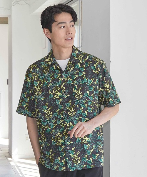 UNION STATION(ユニオンステーション)の「UNION STATION by MEN'S BIGI×HIBIYA-KADAN コラボシャツ(シャツ/ブラウス・メンズ・ブルー/ブラック/サックスブルー/グリーン・M/L/LL)」の14枚目の写真
