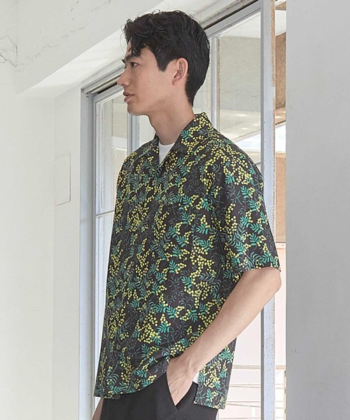 UNION STATION(ユニオンステーション)の「UNION STATION by MEN'S BIGI×HIBIYA-KADAN コラボシャツ(シャツ/ブラウス・メンズ・ブルー/ブラック/サックスブルー/グリーン・M/L/LL)」の15枚目の写真