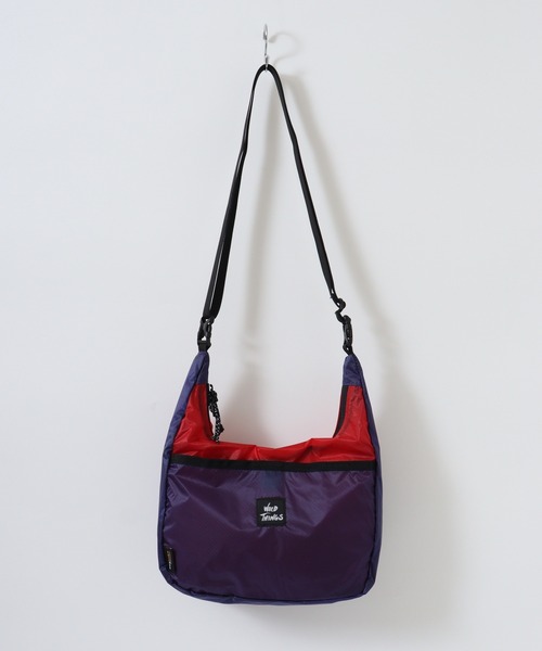 WILD THINGS（ワイルドシングス）の「WILD THINGS 2WAY コーデュラ リップ ナイロン ミニホーボー ショルダーバッグ（ショルダーバッグ・メンズ・ブルー/グリーン/ブラック/パープル・FREE）」の7枚目の写真