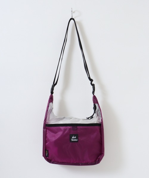 WILD THINGS（ワイルドシングス）の「WILD THINGS 2WAY コーデュラ リップ ナイロン ミニホーボー ショルダーバッグ（ショルダーバッグ・メンズ・ブルー/グリーン/ブラック/パープル・FREE）」の8枚目の写真