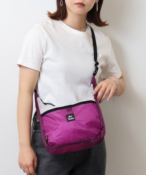 WILD THINGS（ワイルドシングス）の「WILD THINGS 2WAY コーデュラ リップ ナイロン ミニホーボー ショルダーバッグ（ショルダーバッグ・メンズ・ブルー/グリーン/ブラック/パープル・FREE）」の21枚目の写真