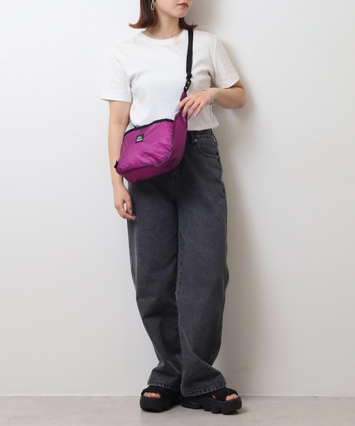 WILD THINGS（ワイルドシングス）の「WILD THINGS 2WAY コーデュラ リップ ナイロン ミニホーボー ショルダーバッグ（ショルダーバッグ・メンズ・ブルー/グリーン/ブラック/パープル・FREE）」の22枚目の写真