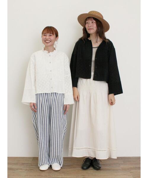 Samansa Mos2（サマンサ モスモス）の「レースパッチワークジャケット