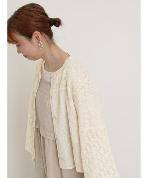 Samansa Mos2（サマンサ モスモス）の「レースパッチワークジャケット