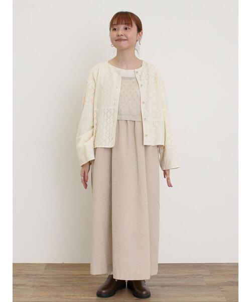 Samansa Mos2（サマンサ モスモス）の「レースパッチワークジャケット