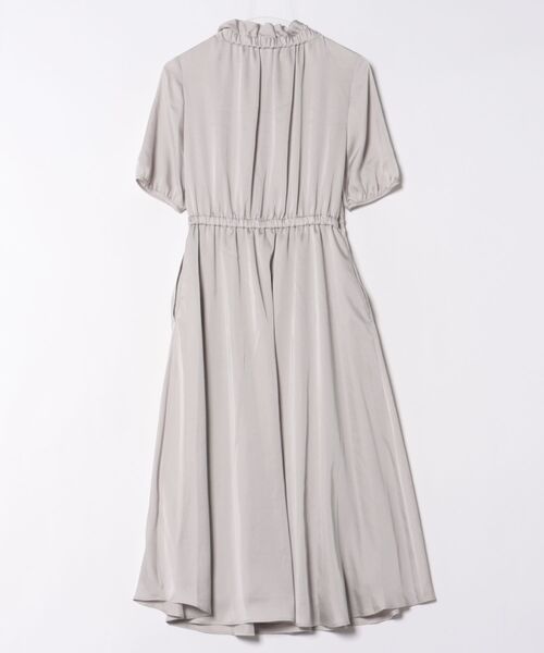 STRAWBERRY-FIELDS（ストロベリーフィールズ）の「フリルボウタイワンピース（ワンピース・レディース・グレー系その他/ネイビー/ブルー系その他/ライトピンク/モーブ系・2）」の6枚目の写真