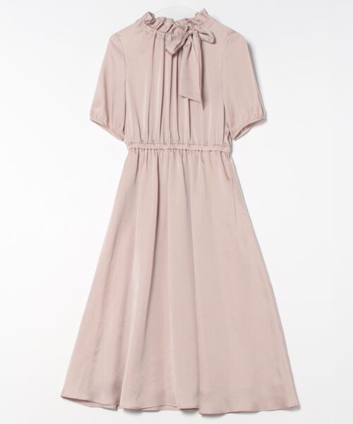 STRAWBERRY-FIELDS（ストロベリーフィールズ）の「フリルボウタイワンピース（ワンピース・レディース・グレー系その他/ネイビー/ブルー系その他/ライトピンク/モーブ系・2）」の19枚目の写真