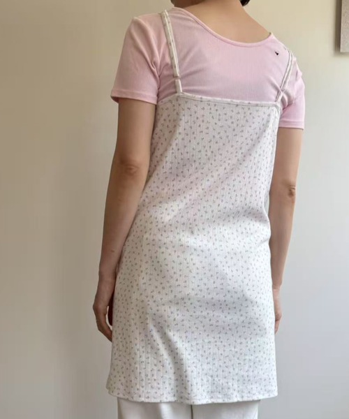 hugi(ハギ)の「FULL HEART 2WAY TOPS/フルハート2WAYトップス(Tシャツ/カットソー・レディース・ブラック/ライトピンク/オフホワイト・FREE)」の8枚目の写真