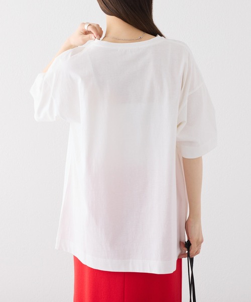 セール】【汗シミ防止素材】シンプルロゴTシャツ（Tシャツ
