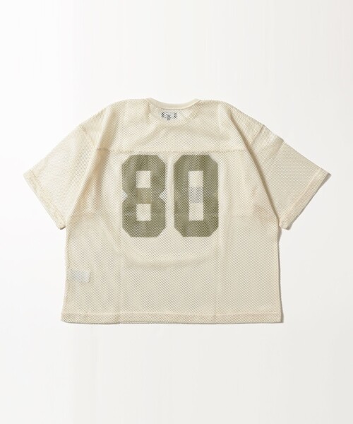 BEAMS（ビームス）の「BEAMS / メッシュ プリント Tシャツ（Tシャツ/カットソー・メンズ・ライトグレー/ナチュラル・L/M/XL/S）」の9枚目の写真