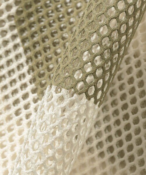 BEAMS（ビームス）の「BEAMS / メッシュ プリント Tシャツ（Tシャツ/カットソー・メンズ・ライトグレー/ナチュラル・L/M/XL/S）」の10枚目の写真