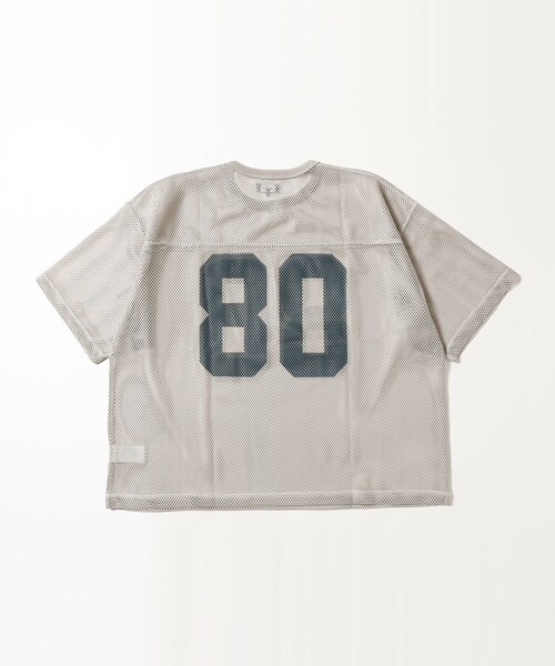 BEAMS（ビームス）の「BEAMS / メッシュ プリント Tシャツ（Tシャツ/カットソー・メンズ・ライトグレー/ナチュラル・L/M/XL/S）」の14枚目の写真