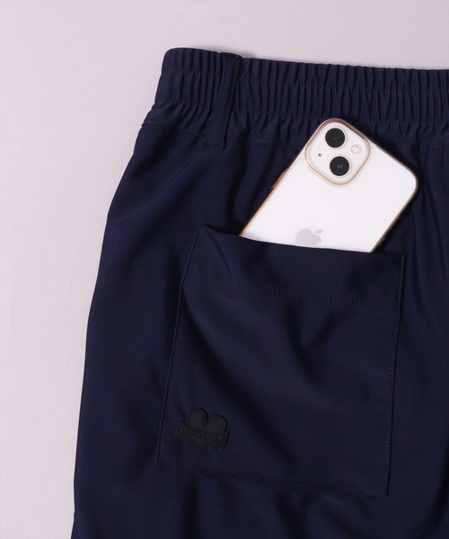 LUXE/R GOLF(ラグジュ ゴルフ)の「(RM)【LUXE/R GOLF】COOL & DRY ストレッチ スムース バイカラー ショートパンツ(スウェットパンツ・メンズ・ネイビー×ホワイト/ブラック×グレー/ホワイト×ブラック・XL/L/M)」の19枚目の写真