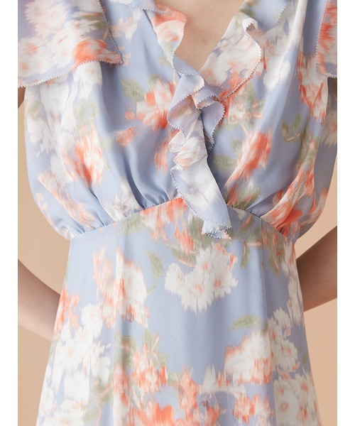 LILY BROWN（リリーブラウン）の「ヴィンテージプリントシフォン