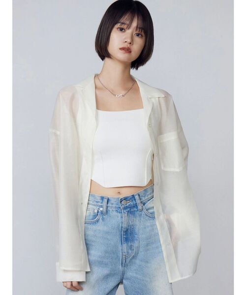 EMODA（エモダ）の「スペイシーモチーフネックレス（ネックレス・レディース・ブラック/シルバー・FREE）」の4枚目の写真