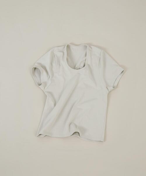 LAATO(ラート)の「crew neck tee(Tシャツ/カットソー・レディース・ブラック/ブラウン/ライトグレー・FREE)」の1枚目の写真
