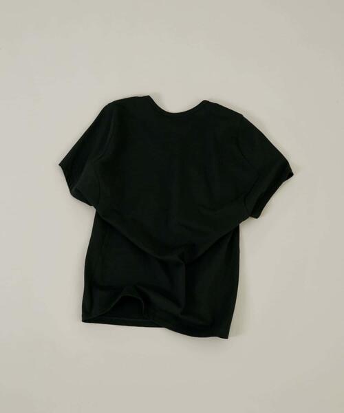 LAATO(ラート)の「crew neck tee(Tシャツ/カットソー・レディース・ブラック/ブラウン/ライトグレー・FREE)」の4枚目の写真