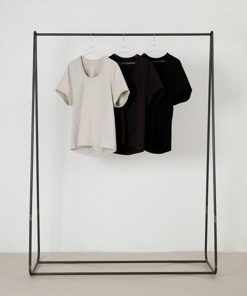 LAATO(ラート)の「crew neck tee(Tシャツ/カットソー・レディース・ブラック/ブラウン/ライトグレー・FREE)」の21枚目の写真