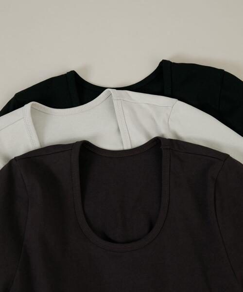 LAATO(ラート)の「crew neck tee(Tシャツ/カットソー・レディース・ブラック/ブラウン/ライトグレー・FREE)」の20枚目の写真
